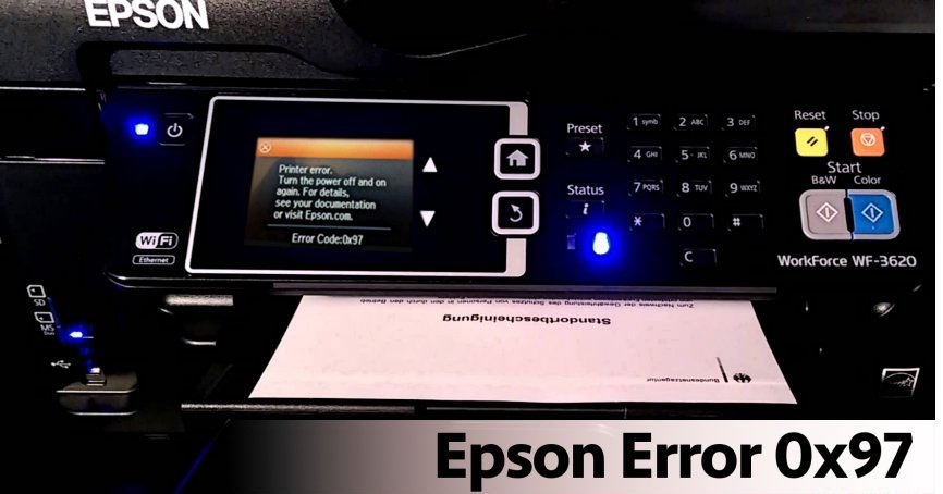  Epson printer error code 0x97