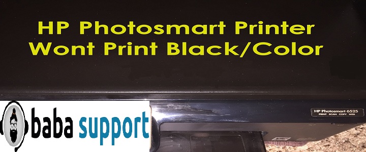 HP Printer Won't Print Black