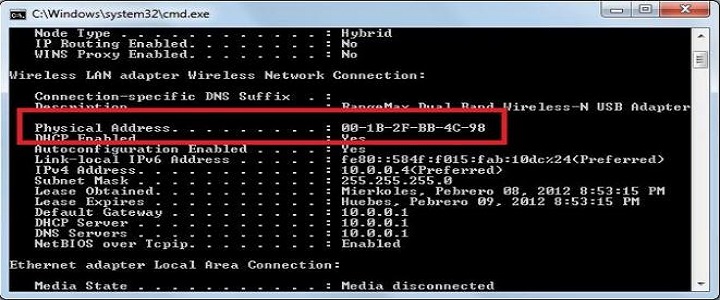 How to Find Mac Address