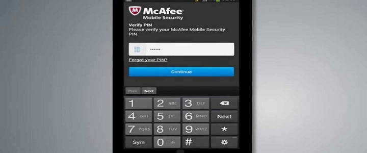 McAfee Locked My Phone