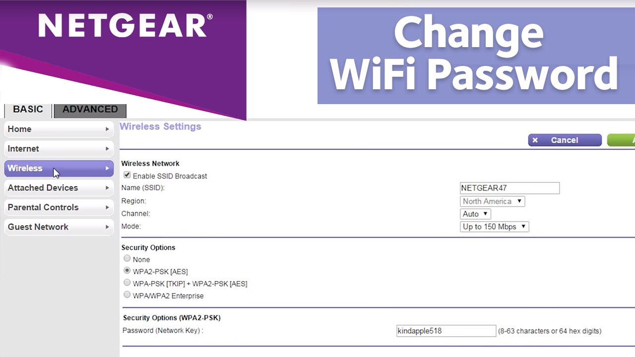 Reset Netgear Router Password