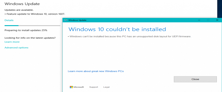 Windows 10 repairing disk errors