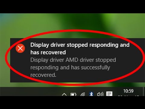 Display Driver Stopped Responding Windows 10