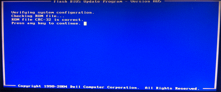 dell bios update