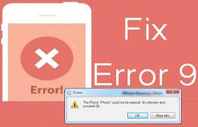 iphone error 9