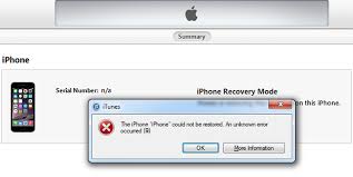 iPhone error 9