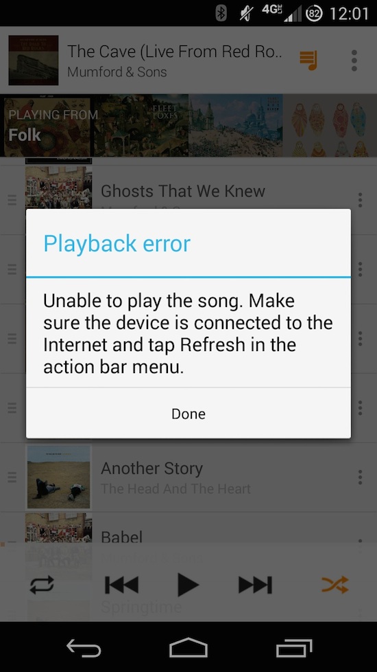google play music support