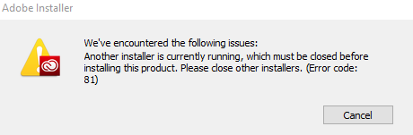 Adobe-Error-Code-81