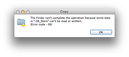 Mac Error 36