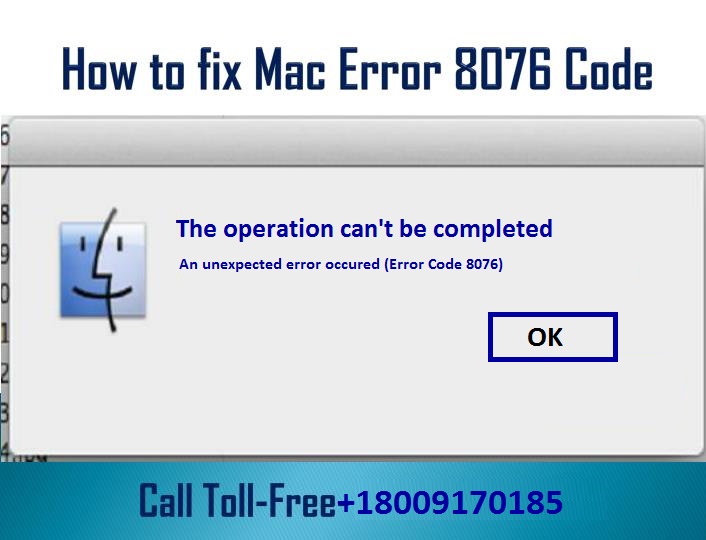 mac error code 8076