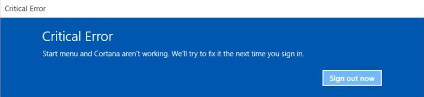 Avast Windows 10 Critical Error