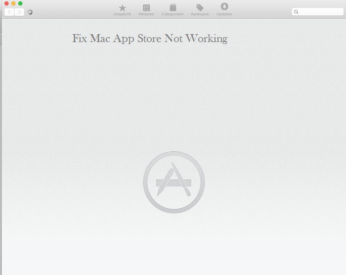 Fix Mac App Store Not Working