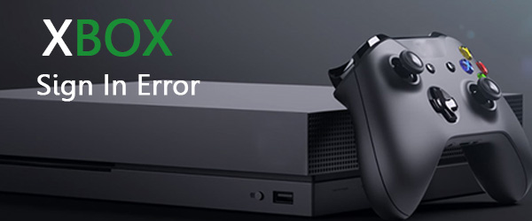 Xbox Sign In Error