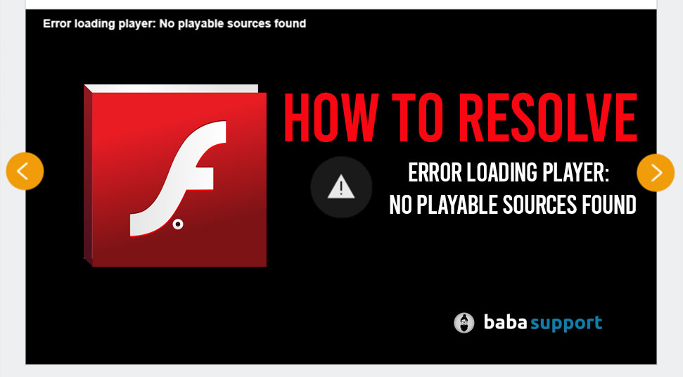 Error-Loading-Player-No-Playable-Sources-Found