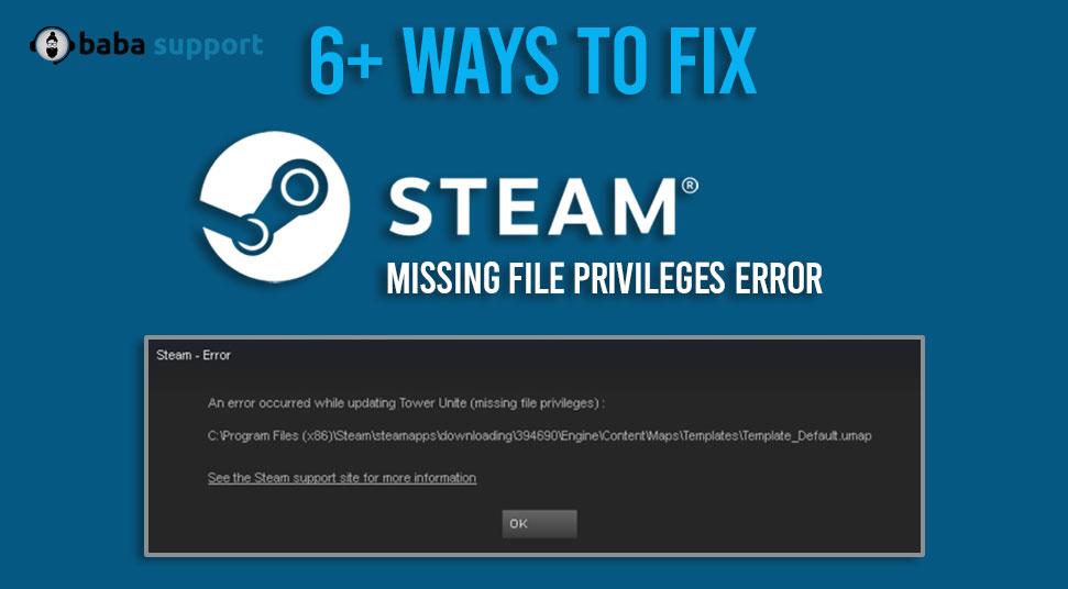 Fix-Steam-Missing-File-Privileges