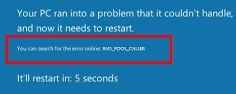 bad_pool_caller windows 10